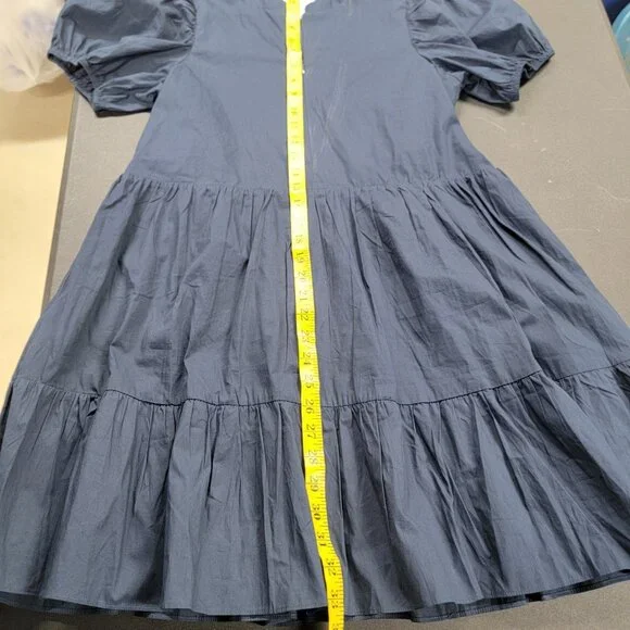 Tuckernuck Hyacinth House Navy Zip Front Ellie Mini Dress XS Country Club Old $$ - Picture 7 of 7